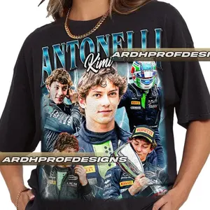 Kimi Antonelli F1 motorsports racing driver T-Shirt, Gift For Women and Man Unisex T-Shirt