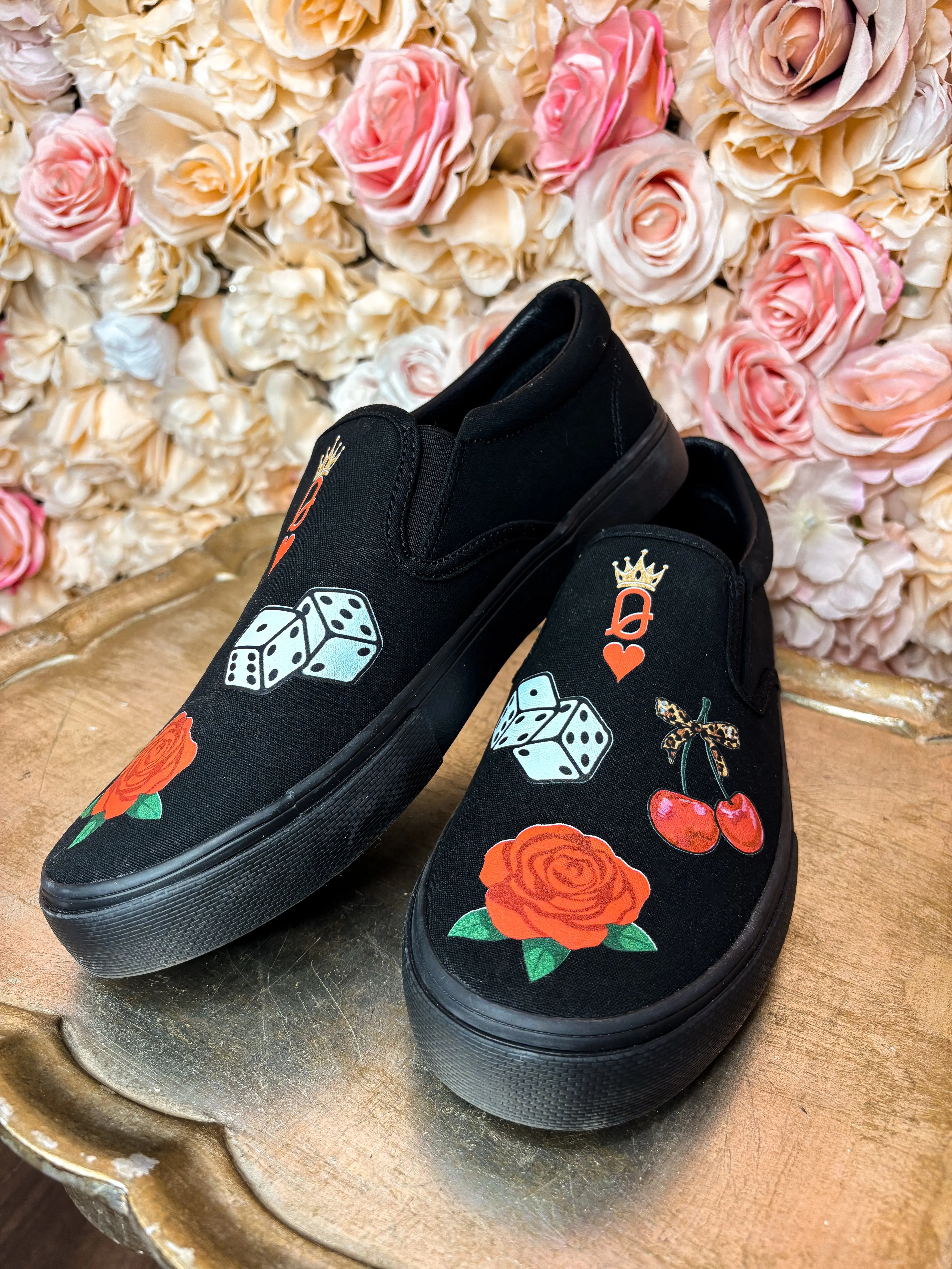 Customizable Canvas Slip-On Sneakers