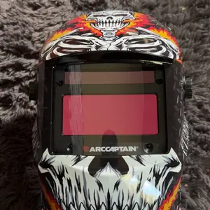 ARCCAPTAIN Viewing Screen Welding Helmet HSH-S800 1/1/1/1 Optical Clarity 4 Arc Sensor 1/25000s Response True Color Auto Darkening Welding Mask for Men / Dad - Welding Helmet, Compatible with welding cap #Summervibes