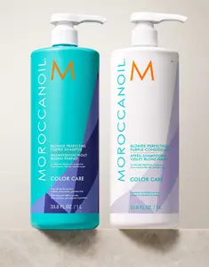 Blonde Perfecting Purple Shampoo & Conditioner Liter Bundle for Blonde, Lightened Brunette, or Grey Hair