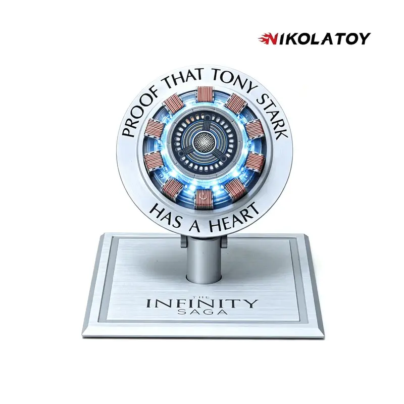 Nikolatoy Ark Core Reactor Electronic Toy - Tony Stark Inspired, Metal-Alloy Build, Fast-Charging Wireless Charger, Cool Gadgets with LED Light, Unique Gifts for Men