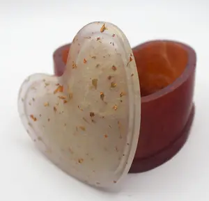 Resin Heart Trinket Box