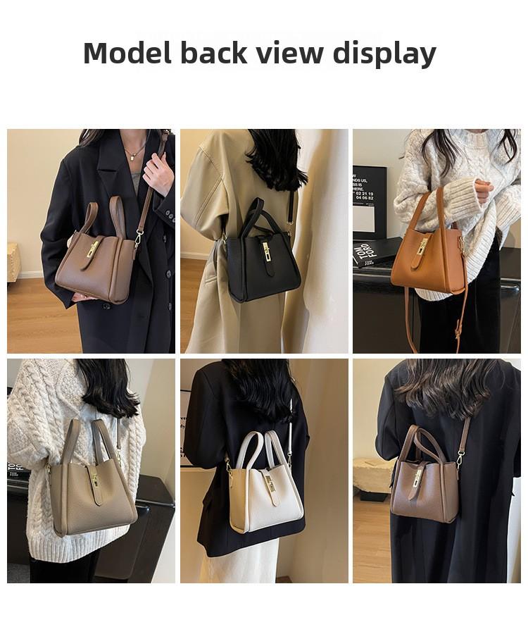 2026 Women's Elegant Solid Color Handbag, Fashion  Leather Shoulder Bag for Daily Used, Casual Trendy Versatile High-quality Commuting Bag, Girl Fashionable Bag,  Tote Satchel PU