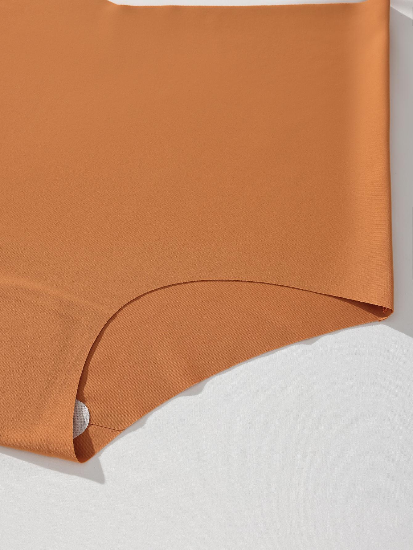 Hotcom Plus Size Seamless High Waisted Underwear For Women No Show Panties Full Coverage Soft Briefs 7 Pack XS-XXL Breathable Bikini Lingerie Everyday Clothes Fit Womenswear Leg - Feminine