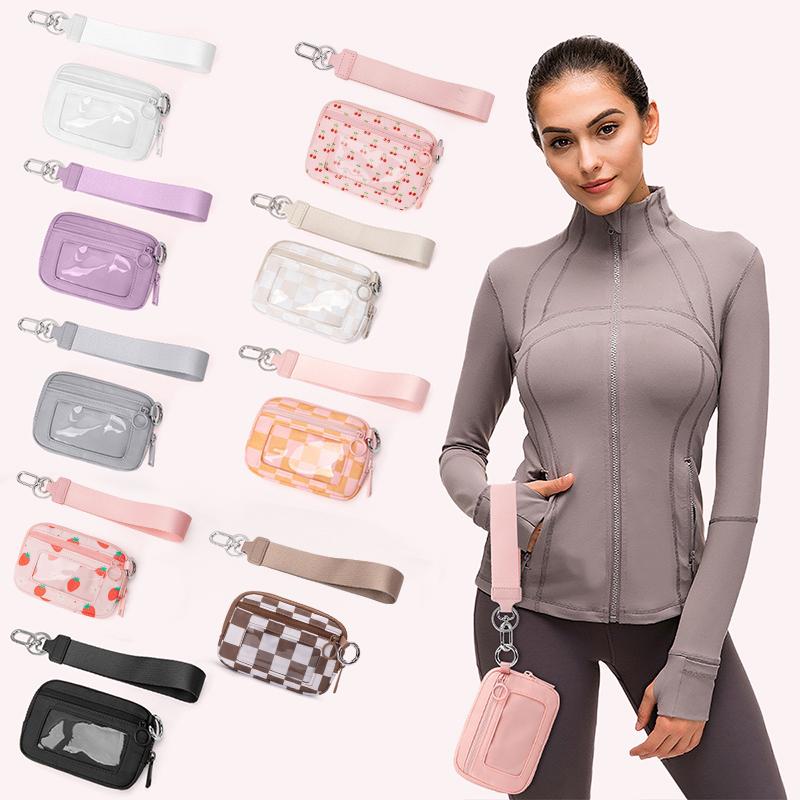 Iris & Rainbow Iris Wallet 2nd Gen RFID Compact Design Mini Wallet for Women Outdoor Wristlet Purse with Strap for Phone Keys Everyday Use