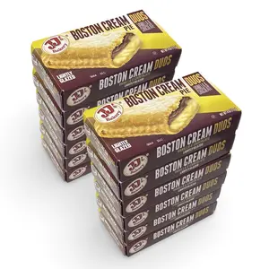 JJ's Bakery Snack Pie Duos, Boston Cream, Kosher Parve, Nut-Free Facility, Pack of 12
