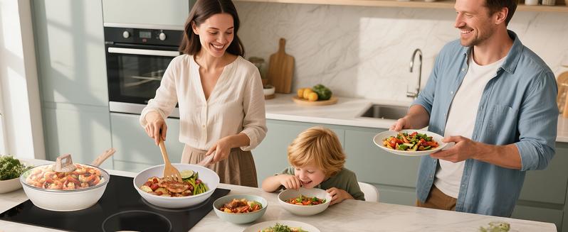 SODAY 12PCS Pots and Pans Set Non Stick Kitchen Cookware Sets Granite Cooking Set with Frying Pans, Saucepans, Steamer Nonstick Pots with Glass Lid Kitchenware Induction Aluminium, Cookware Sets, Kitchenware, stock up on specials, gifts