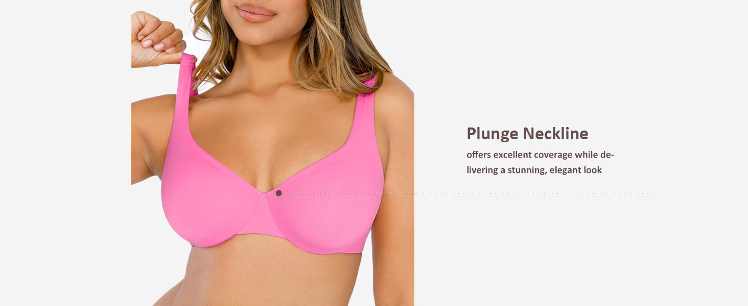 FeelinGirl FeelSoft Minimizer Bras for Women Comfort Underwire Balconette Bras Plus Size Full Coverage No Padded Seamless Everyday Bras Womenswear Comfortable Springtok FeelinGirl FeelSoft Minimizer Bras for Women Comfort Underwire Balconette Bras Plus Size Full Coverage No Padded Seamless Everyday Bras Womenswear Comfortable Springtok