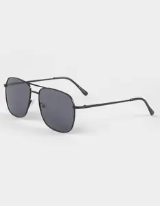 RSQ Aviator Metal Sunglasses, Black