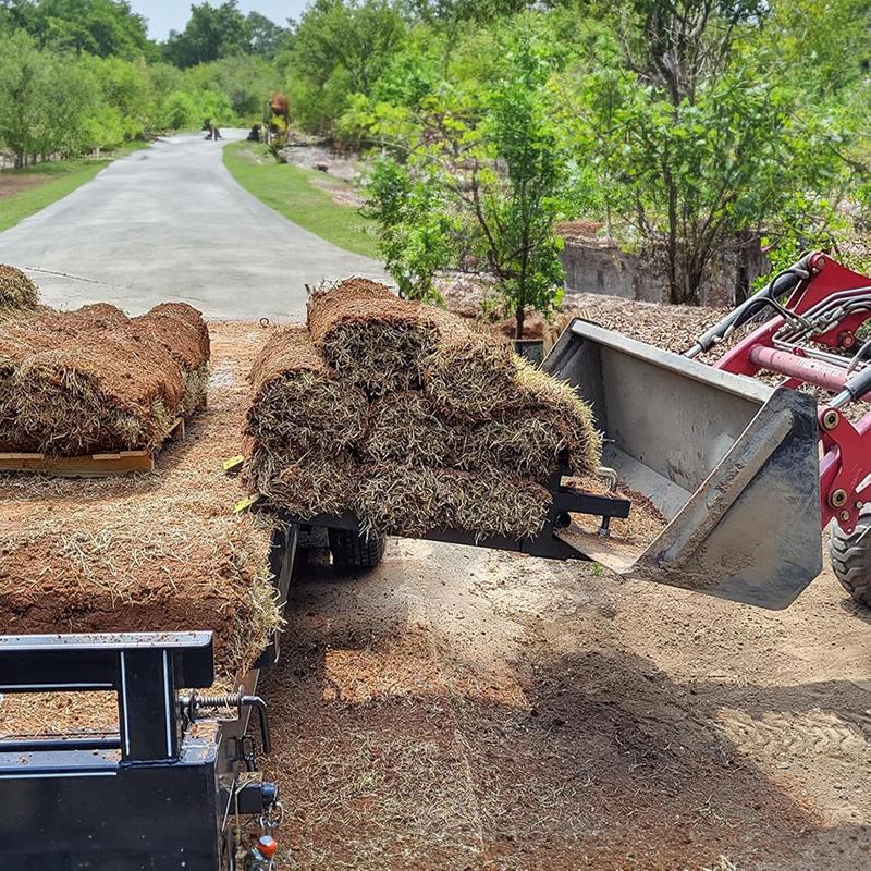 YITAMOTOR 43" 2000LBS / 60" 4000LBS Clamp on Pallet Forks Heavy-Duty Tractor Forks Compatible Tractor Bucket Forks for Tractor Attachments, Skid Steer, Loader Bucket Durable