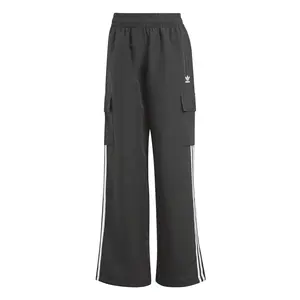 adidas Womens 3-Stripes Cargo Pants Casual - Black