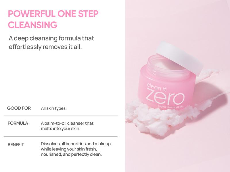Banila Co Clean It Zero Cleansing Balm Original | Perfect For All Skin Types | Makeup Remover