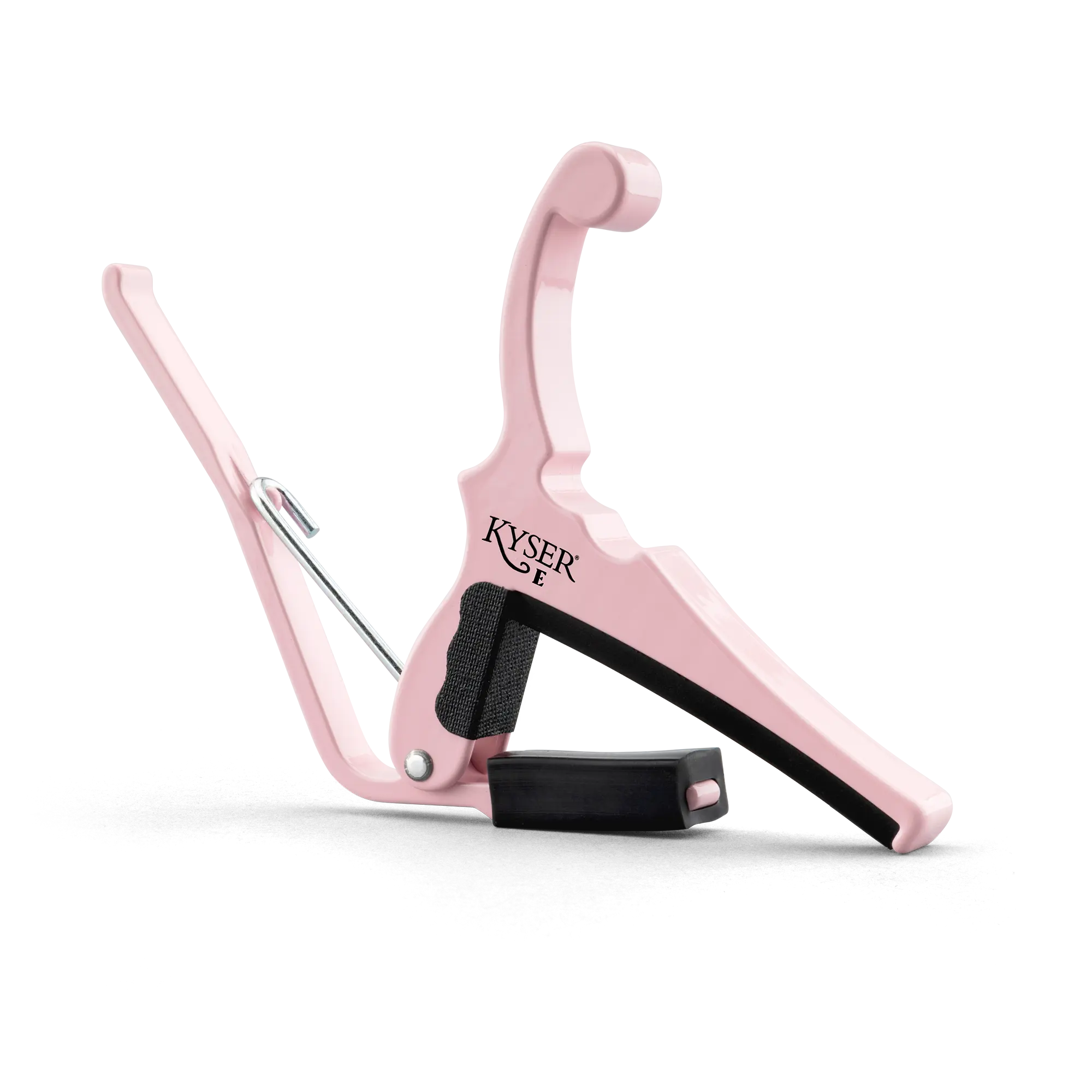 Fender® x Kyser Musical Products Quick-Change® Shell Pink Electric Guitar Capo for Guitars - 9.5" Radius, Accurate Tension & Fit, Colormatch Process, Classic Color Essential Accessory