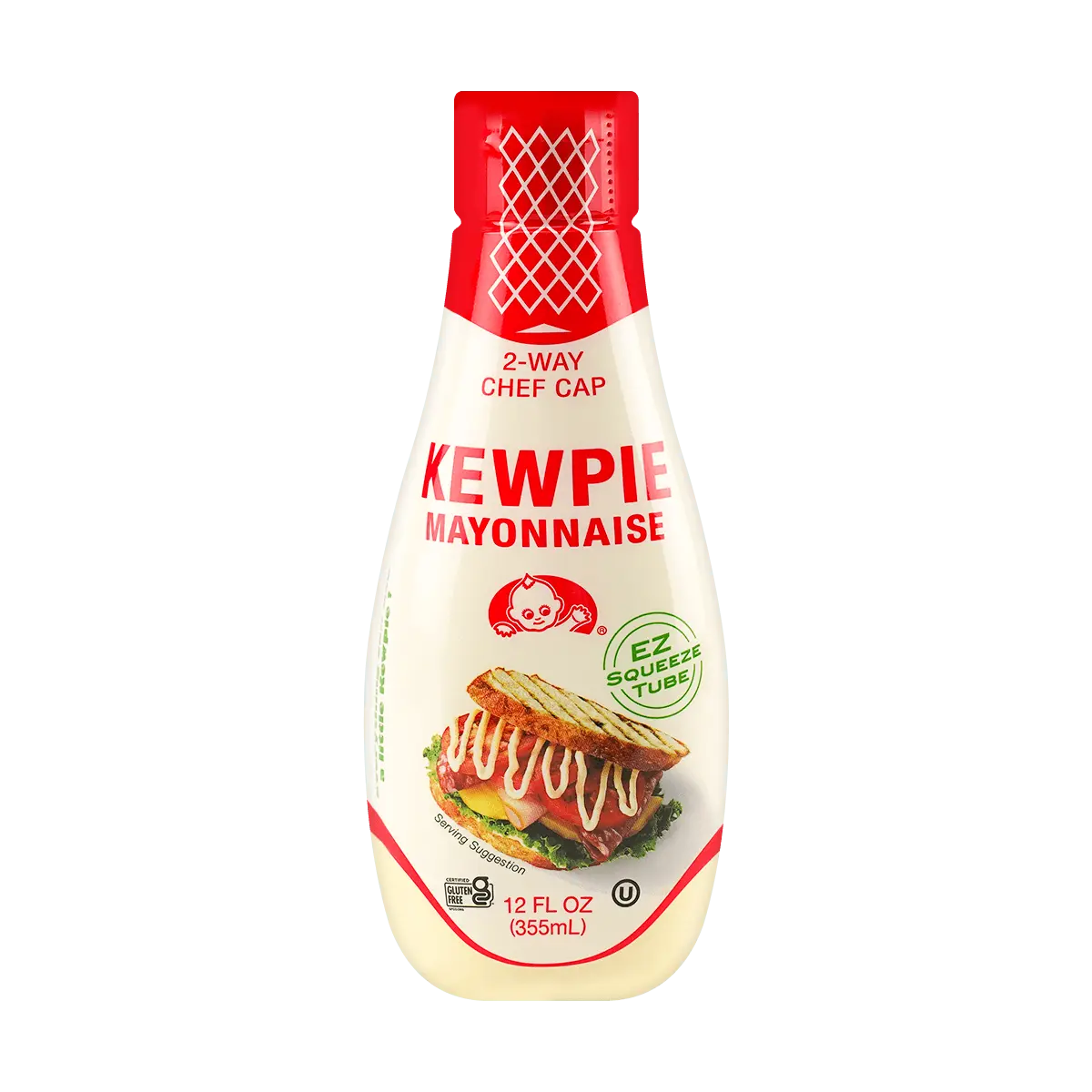 KEWPIE Japanese Mayonnaise 355ml for Noodles, Vegetables, Sandwiches & Salads