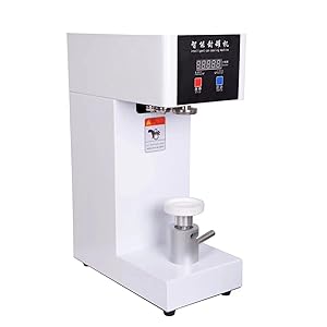 Kolice Commercial Automatic Can Sealer Machine, Can Seamer, Can Seaming Closing Capping Machine, Cup Sealing Machine, 2.2" Can Dia. for Sealing Plastic/Glass/Tin Bottles with Aluminum Caps