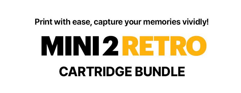 Kodak Mini 2 Retro 4PASS Portable Photo Printer – Easy Bluetooth Connection & 30 Sheets Bundle