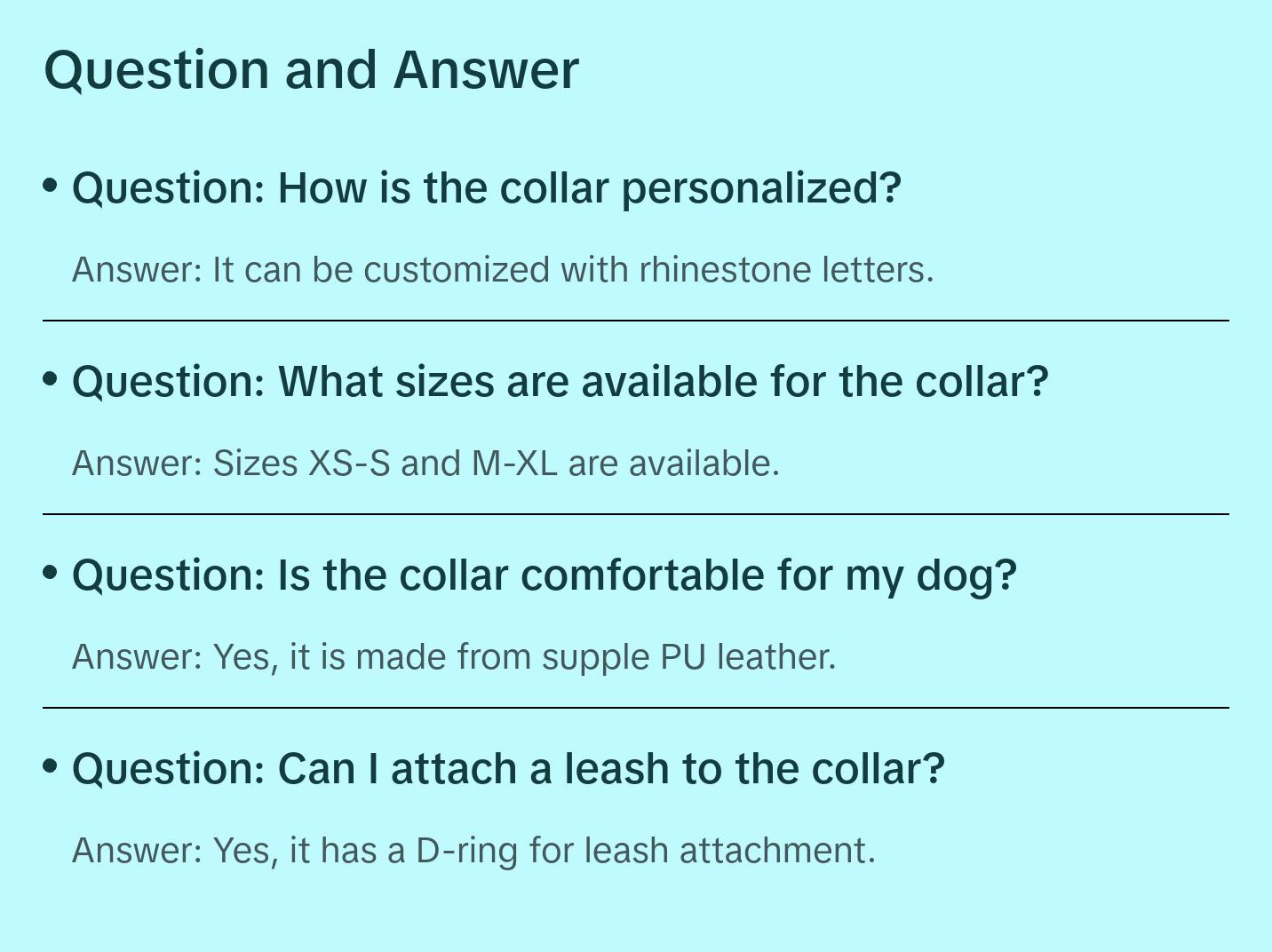 ALPHABET Alligator Texture Personalized Handmade PU Leather Dog Collar