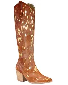 Diba True Women's Corner Brook Western Boot Round Toe - 38522-Gold