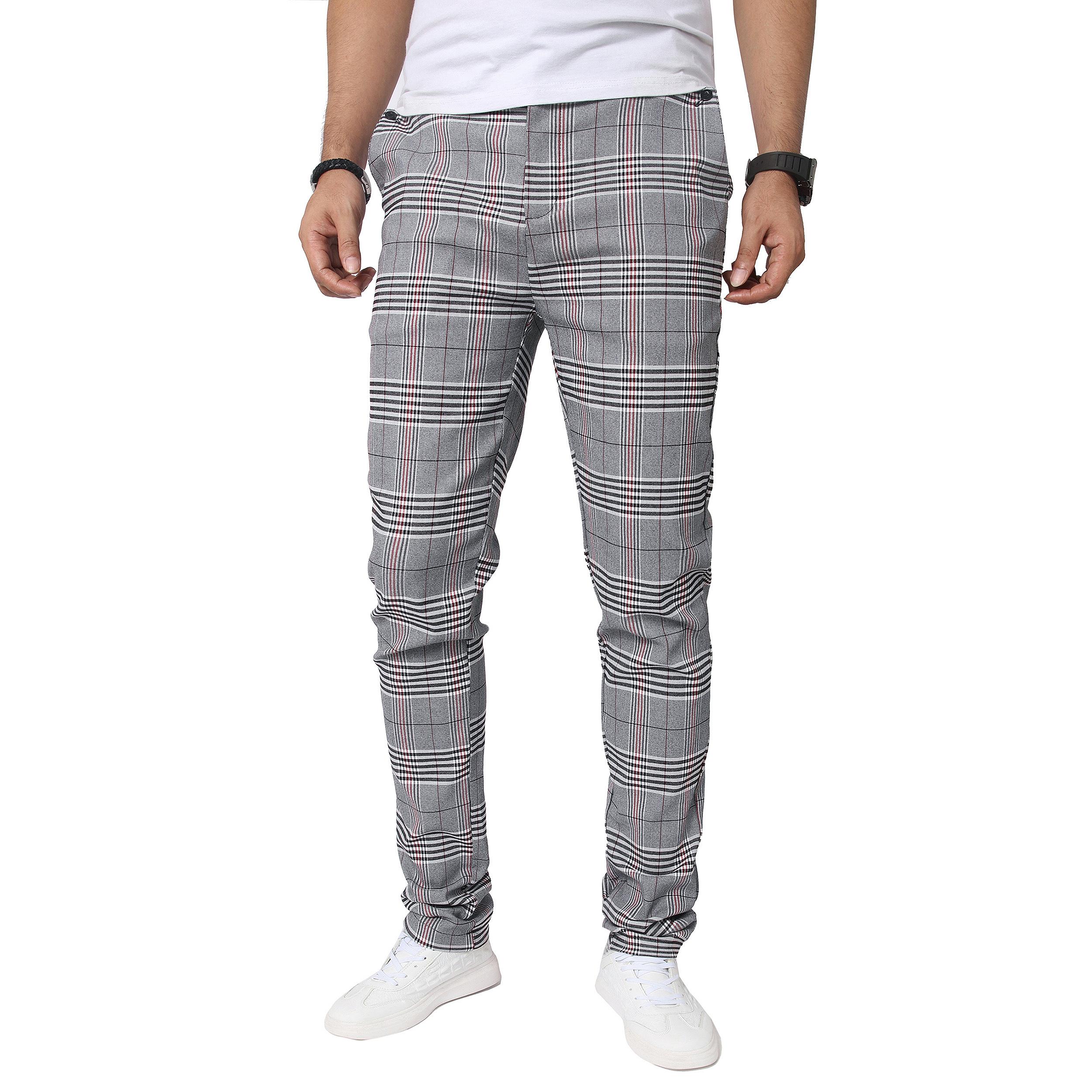 JUNBAOSS Men's Slim Fit Stretch Dress Pants Plaid Skinny Pants for Men, Straight Leg Fashion Comfort Flex Waist Pants, Men's Casual Business Golf Dress Chinos Pants JUNBAOSS Men's Slim Fit Stretch Dress Pants Plaid Skinny Pants for Men, Straight Leg Fashion Comfort Flex Waist Pants, Men's Casual Business Golf Dress Chinos Pants