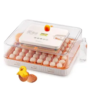 56 Egg Incubators for Hatching Eggs, Chicken Egg Incubator with Egg Candler, Automatic Egg Turning and Temperature, Humidity Control, Egg Hatcher Incubator for Chickens, Ducks, Geese, Birds and Quail