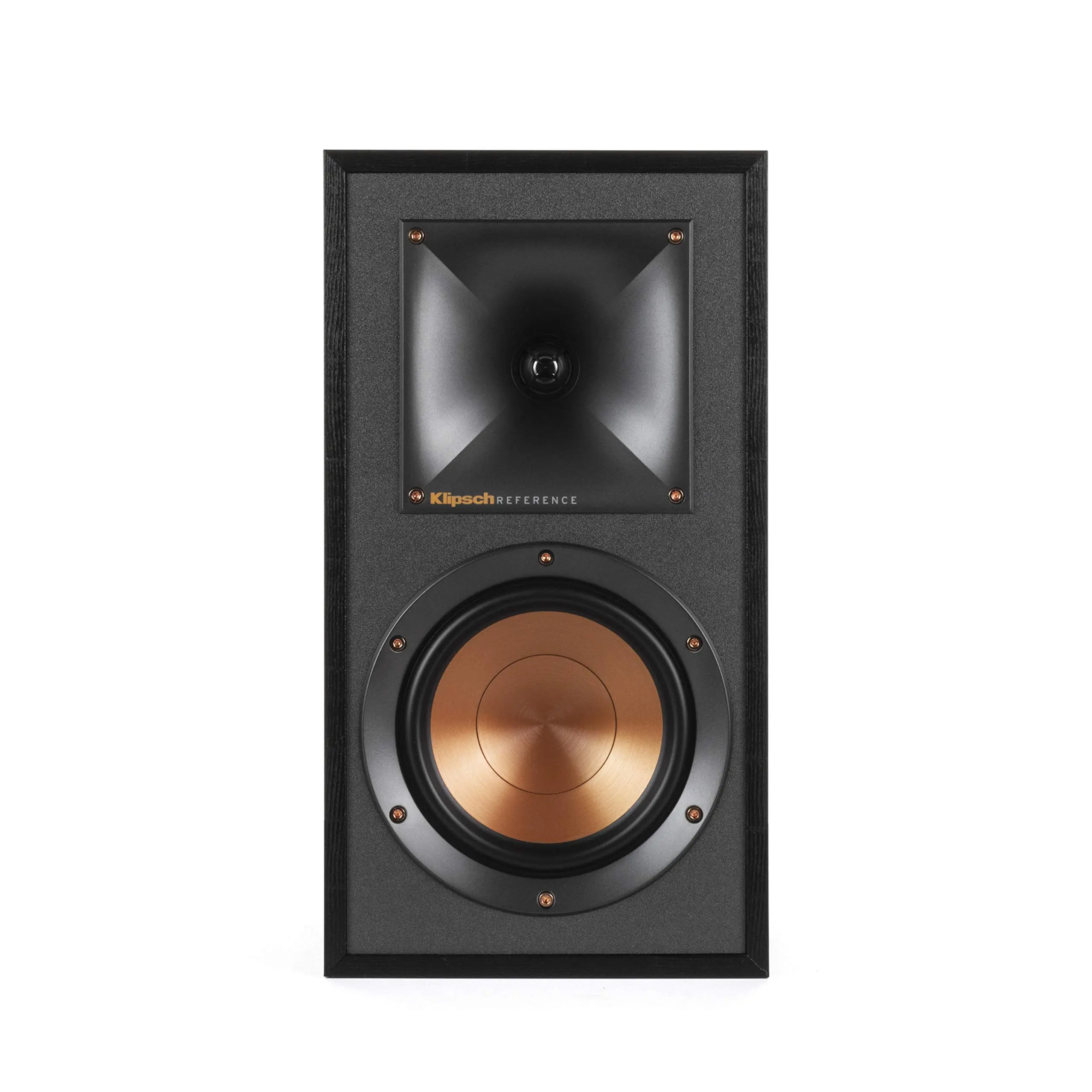 Klipsch Black Home Audio Bundle - R-51M Bookshelf Speakers (Pair) & R-52C Center Channel Speaker