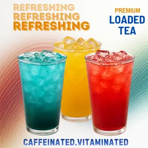 3 Packs Nutra Light Loaded Tea - Sugar Free Powder Beverage Drink Mix - With Green Tea Vitamins Antioxidants & Electrolytes - Caffeine & L-Theanine - Low Calorie - On-the-Go Use - Mixed