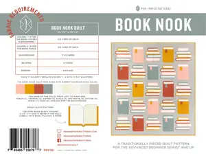 Book Nook Quilt Pattern | Pen and Paper Patterns