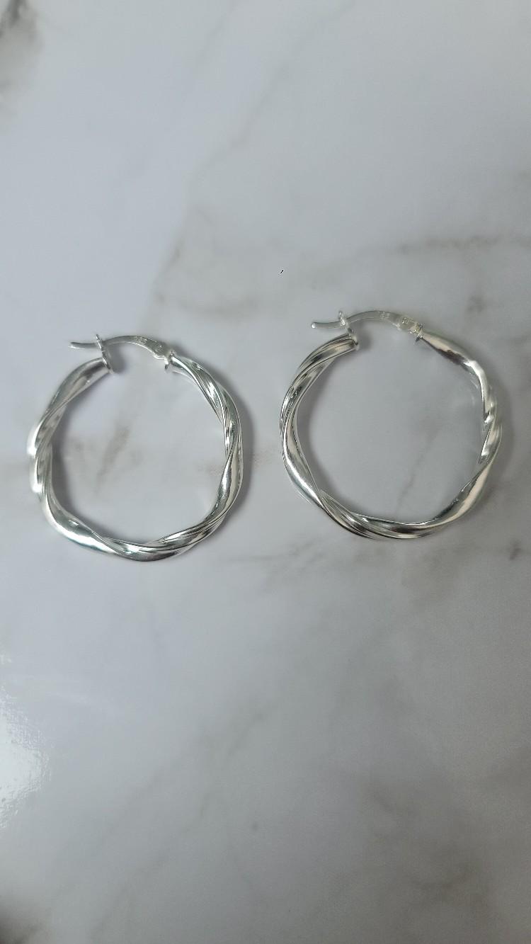 925 Sterling Silver Italy Brand New Earrings