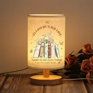 Book Lovers Gifts Table Lamp, Bookish Gifts for Books Lovers Women, Librarian Club Gift for Readers Bookworms Christmas Birthday Gifts for Women Readers summerwins