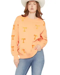Gameday Women's Ut Embroidered Crewneck - Tenn-Rittrept-Ltr440