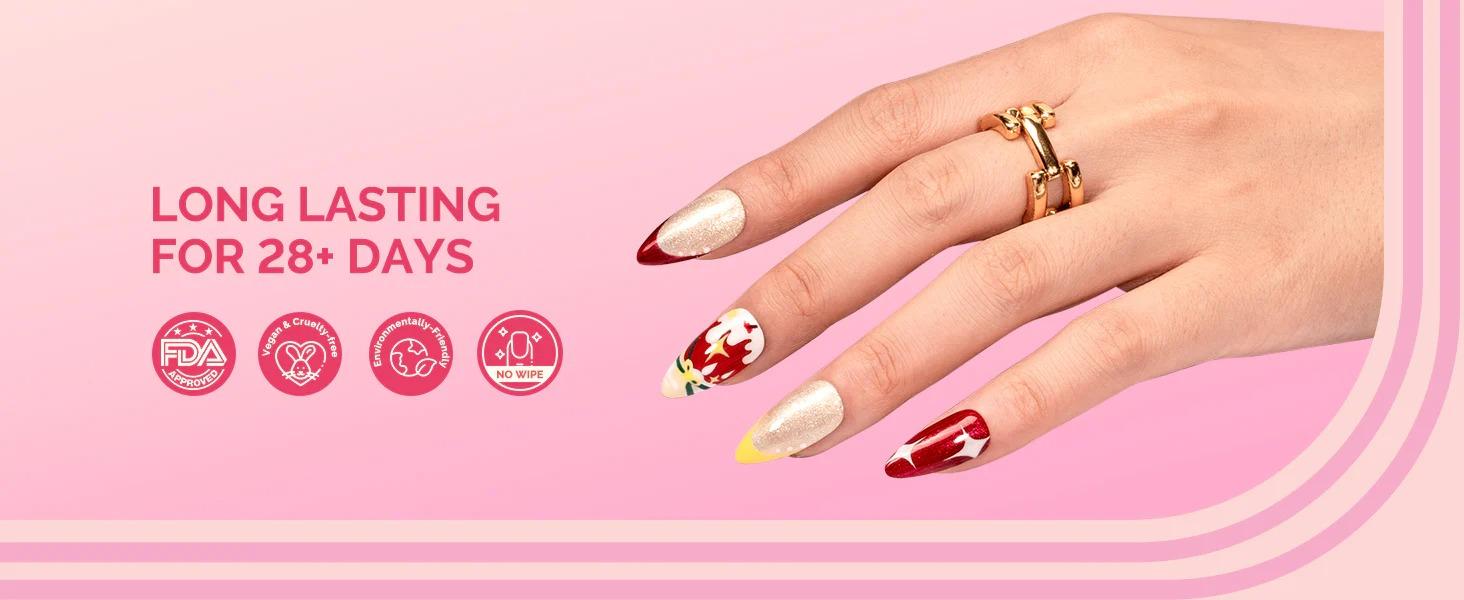 MelodySusie Plant-Based HEMA-Free & HPMA-Free & TPO-Free Gel Nail Polish Set - 16.5ml, Unique Tilt-and-Stand Bottle for Easy Gel Access, Best Gift Choice MelodySusie Plant-Based HEMA-Free & HPMA-Free & TPO-Free Gel Nail Polish Set - 16.5ml, Unique Tilt-and-Stand Bottle for Easy Gel Access, Best Gift Choice