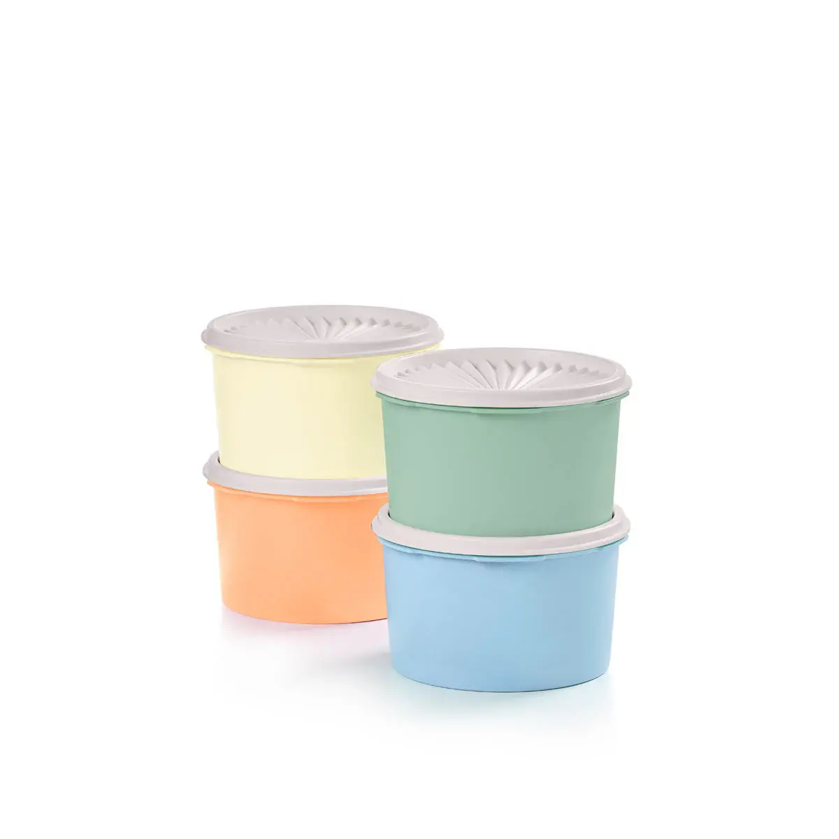 Classic Tupperware Small Stacking Canister set of 4