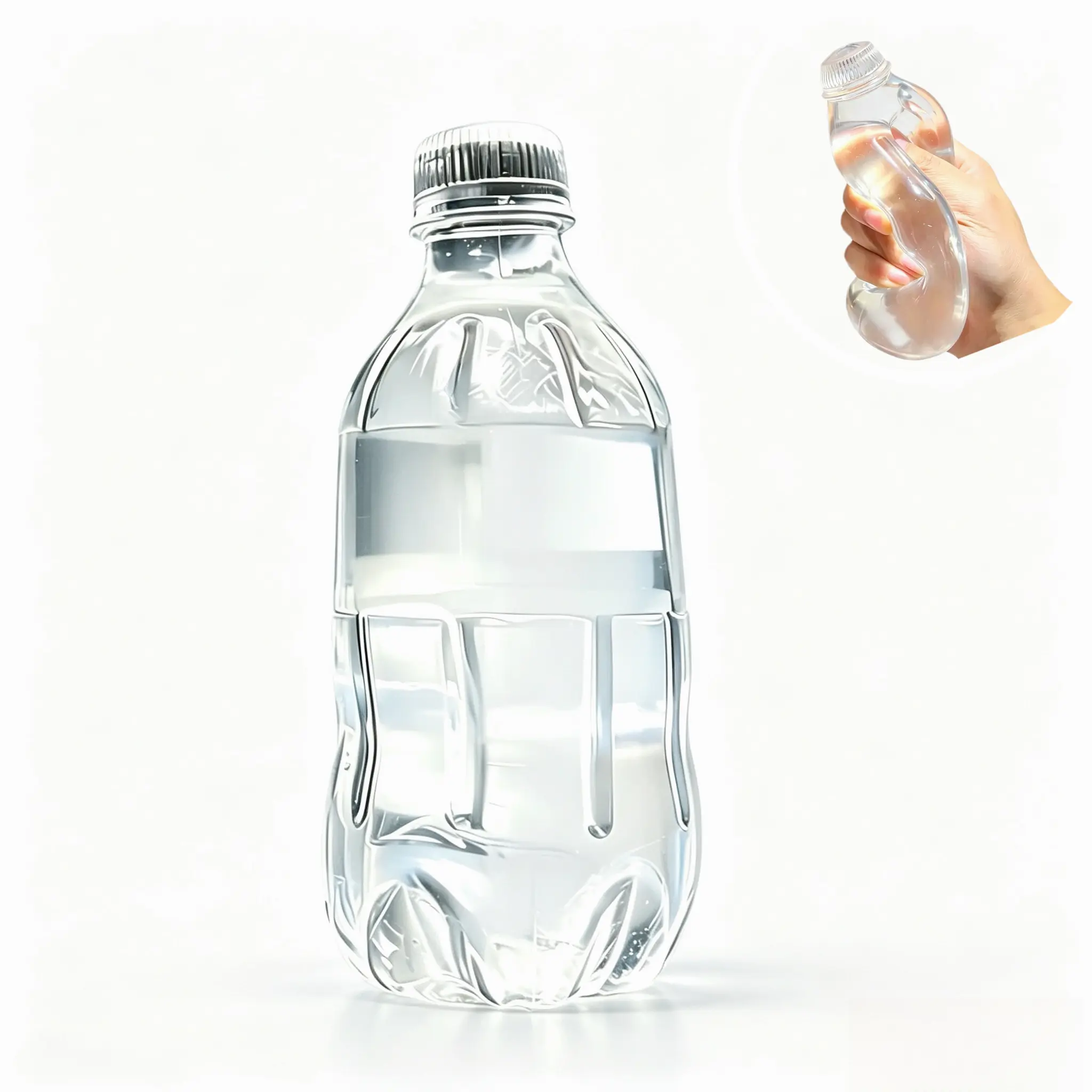 Water Bottle Squishy Fidget Toy, Realistic Water Bottle Slow Rising Squeeze Toy, Stress Relief Sensory Toy, Ideal Gift for Kids & Adults