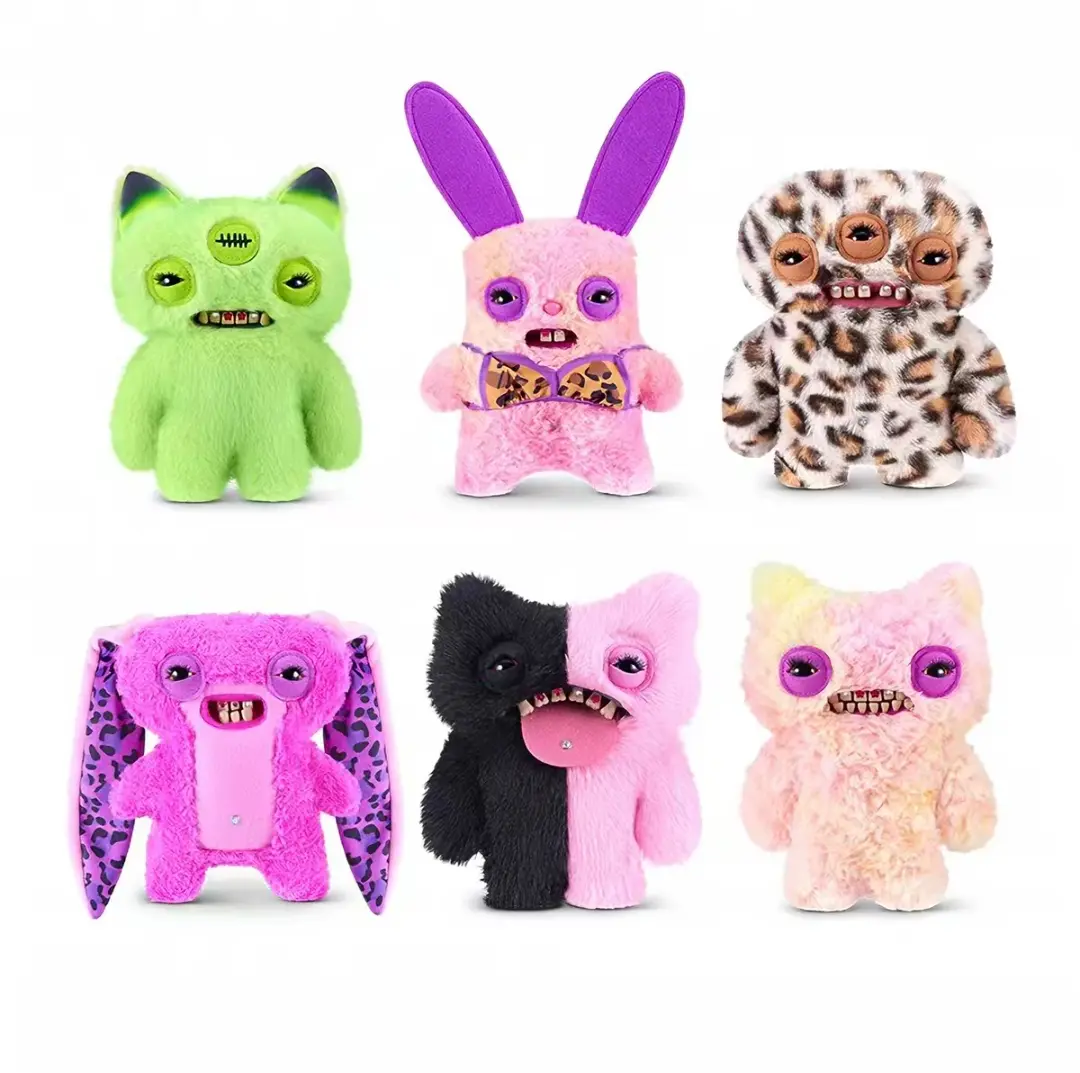 Fuggler "Baddies" - Y2K Aesthetic Ugly Mystery cystal &eyelashes Collectible Plushie