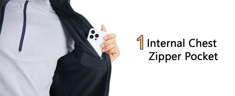 MAELREG Men’s Windproof Softshell Vest Lightweight Stretch Sleeveless Jacket with Zip Pockets Warm Durable Outdoor Sports Golf Vest