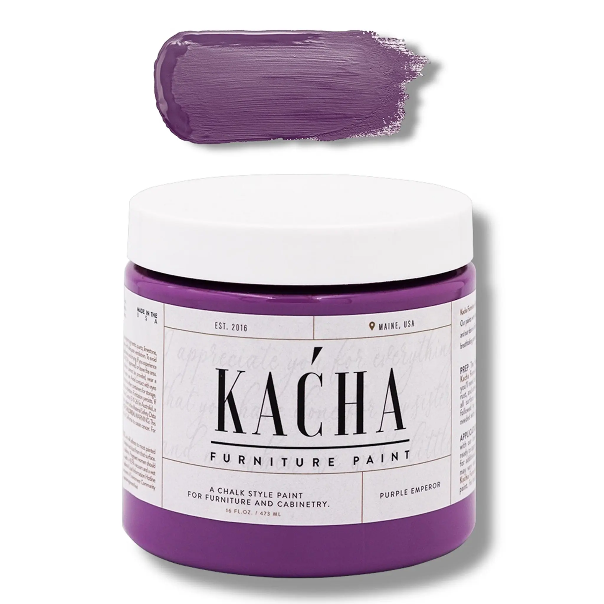 KACHA Furniture Paint - Purple Emperor | Elegant Matte Finish (Available in 2 Sizes)