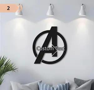 The Avengers Custom Name Avengers Wood Sign | Engraved Gaming Room Art | Superhero Gift Wall Art