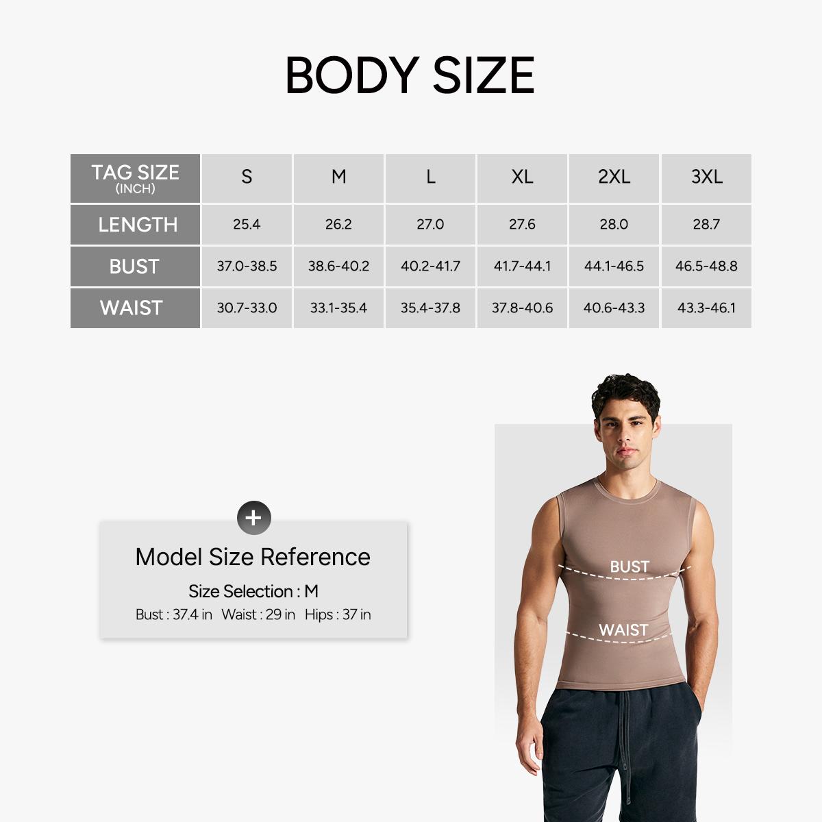 Nebility Men’s Compression Shapewear Tank Top, Quick Dry Stretch Odor-Resistant Muscle Fit Workout Vest, Ultra-Light Breathable Sleeveless Training Top for Gym & Daily Wear