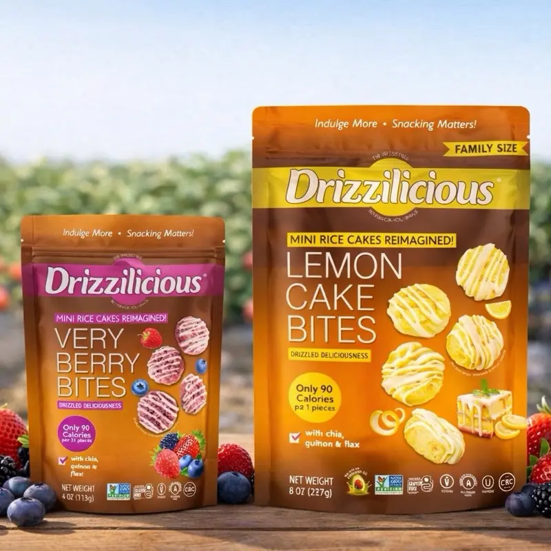 Drizzilicious Lemon Cake 8oz +  Very Berry 4oz