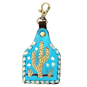 American Darling ADKRX131 Hand Painted Genuine Leather Keyring