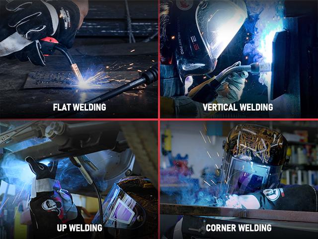 YESWELDER E71T-GS Gasless Flux Core MIG Welding Wire | 3 Packs 2LB Spool .030"/.035" Diameter Self-shielded Mild Carbon Steel MIG Wire