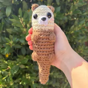 Crochet Otter, Animal, Decorative, Cute, Small, Mammal, Oscar the Otter