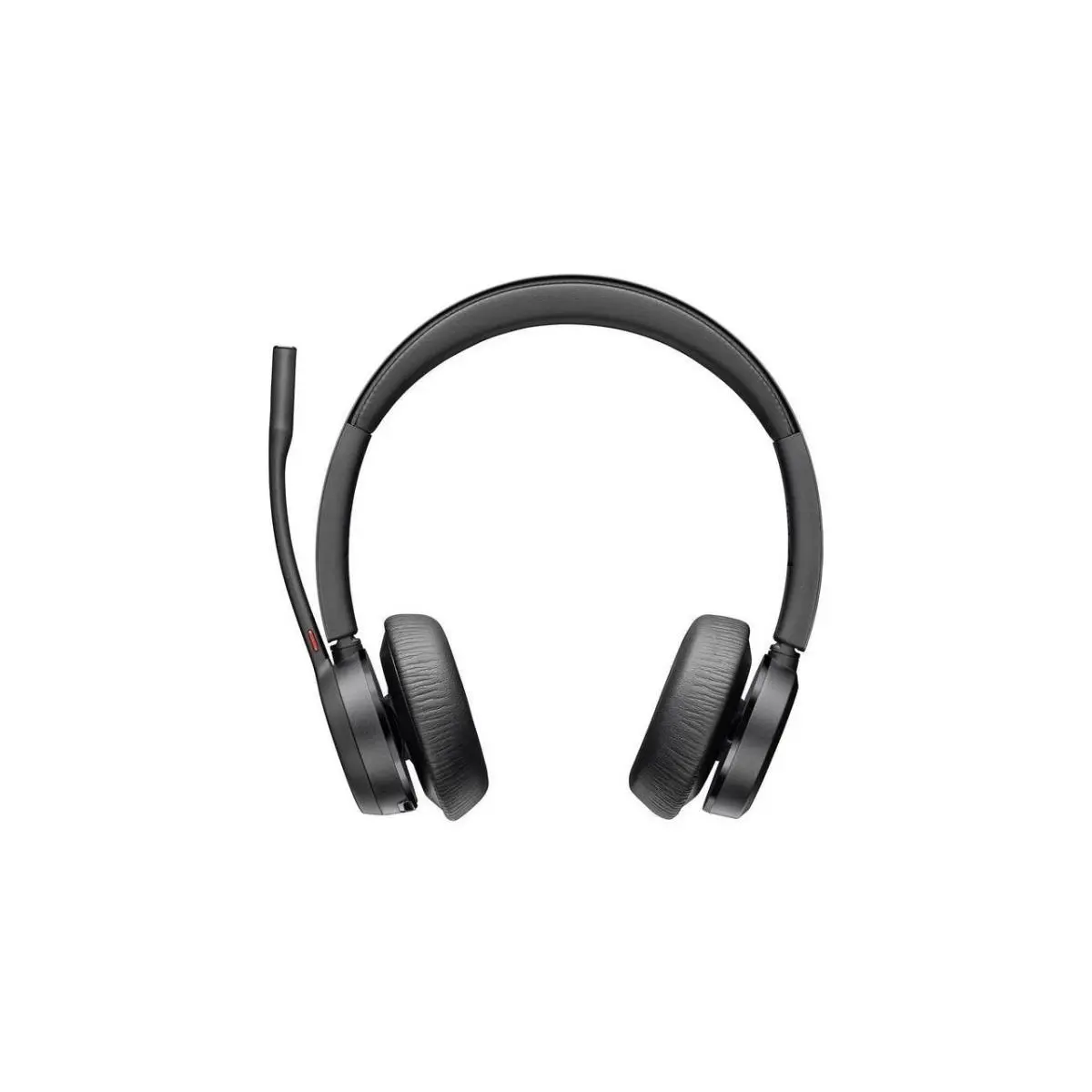 Plantronics-Hewlett-Packard Poly Voyager 4320 Wireless Headset, 0.7 lbs, USB-A & BT700 Dongle, Button Control, Mics, Black, for Mobile, Cycling Sports & Outdoor Leisure Devices (Pinch-to-Mute Button, Stable Connection), Acoustic Fence, Binaural, Adjustabl