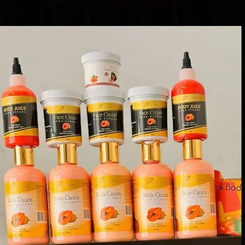 Byenblan Body Papaya smoothies and Cream 14 products big set