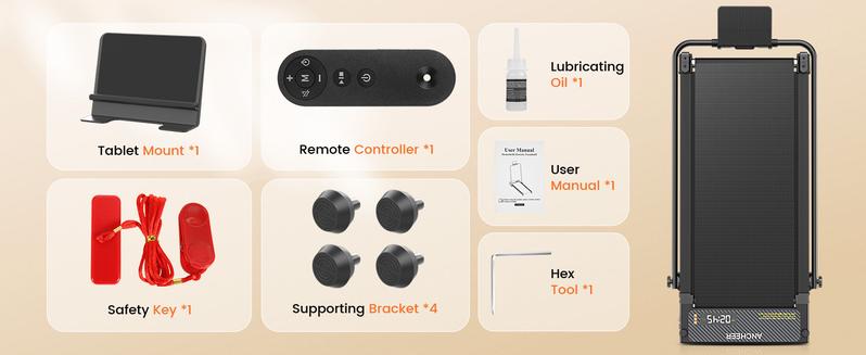 ANCHEER Walking Pad Treadmill with Built-In Foot Massager -  Dual-Sided Foldable Design Perfect for Home, Office & Apartments