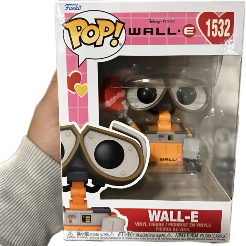 Funko Pop Wall-E TV-Movie Character Soft Vinyl Figurine - Sweet Cute Walle Decor, New Valentine Figures, Soft Vinyl Charm for Collectibles Enthusiasts