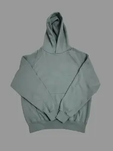 Cozy Heavyweight Sycamore Color Oversized Pullover Hoodie Women Men Streetwear Cozy Unisex Cropped Fit Sweatshirts Casual Soft Long Sleeve Outfit Menswear