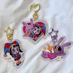 The Amazing Digital Circus Acrylic Keychain - Pomni, Jax, Funnybunny, TADC Keychains, Cute Keyring Accessory, Fun Charm For Backpack Or Purse | High Quality and Customer Favorite Items