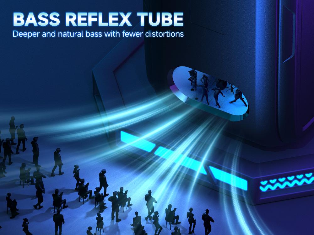 W-KING 180W Party Portable Karaoke Speaker with WIRELESS MICROPHONE, Outdoor Wireless Bluetooth Speaker Loud Big Large with 2 Full-Range Drivers-Super Bass with Lights, IPX5, Huge 105dB Sound, 24H, U-Disk, TF, AUX, EQ Loudspeaker Audio W-KING 180W Party Portable Karaoke Speaker with WIRELESS MICROPHONE, Outdoor Wireless Bluetooth Speaker Loud Big Large with 2 Full-Range Drivers-Super Bass with Lights, IPX5, Huge 105dB Sound, 24H, U-Disk, TF, AUX, EQ Loudspeaker Audio