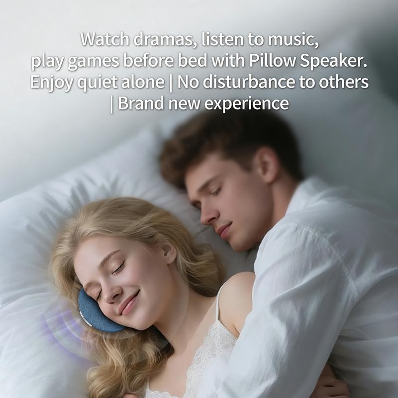 Speakers for Sleeping Bluetooth, Bone Conduction Technology, 3D White Noise Generator, Volume Control & Sleep Night Use Audiobooks